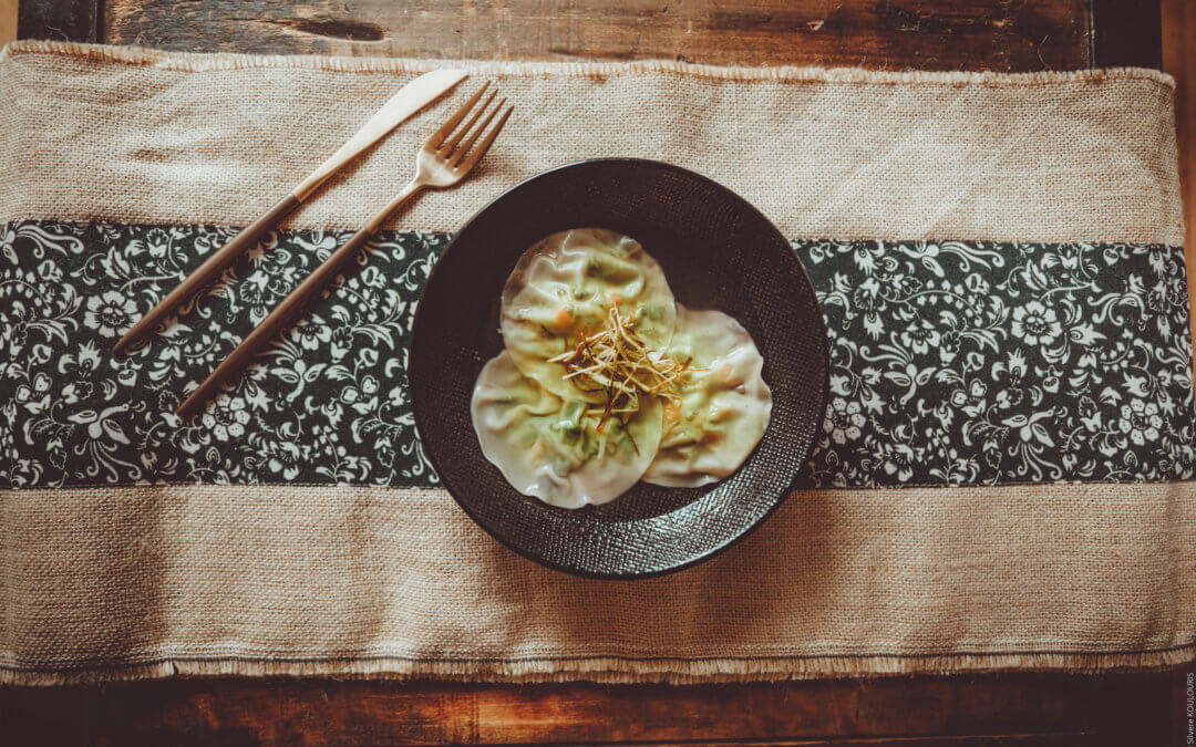 Ravioles végétariennes aux saveurs asiatiques