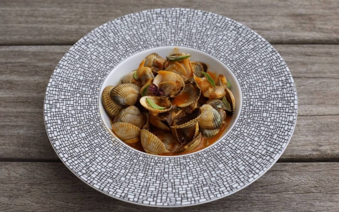 Curry rouge de coques