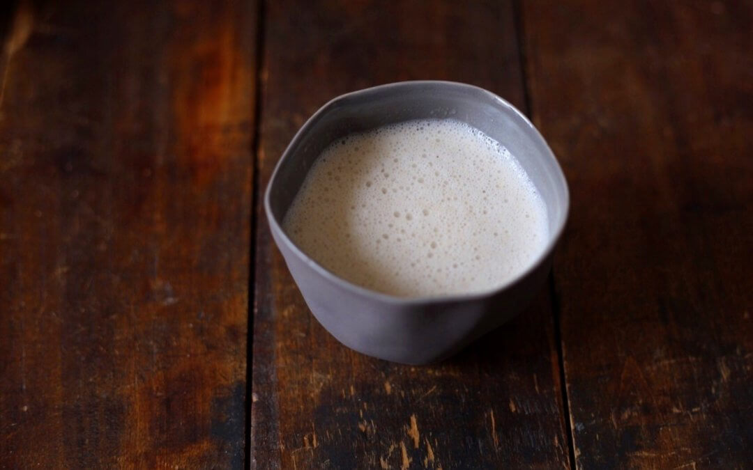 Smoothie amande banane praliné
